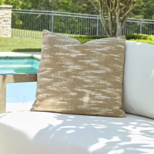 Mountains Outdoor Sand Toned Pillow