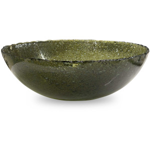 Veridian Shimmer Earthy Glass Bowl