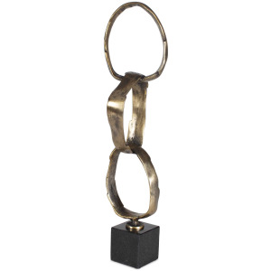 Loopform Brass Ring Sculpture