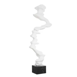 Flux Indoor-Outdoor White Sculpture