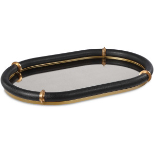 Cyprus Black Oval Tray
