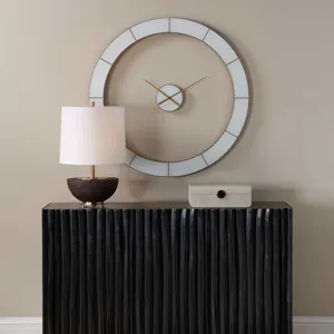 Ivory Halo Minimalist Wall Clock