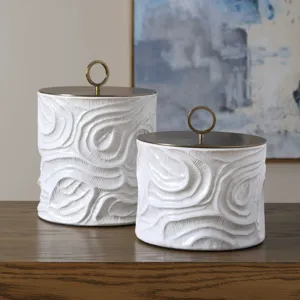 Ivory Tide Canisters, Set/2