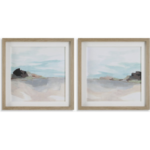 Glacial Coast Framed Prints, Set/2
