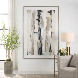 Placidity Hand Painted Abstract Art