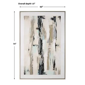 Placidity Hand Painted Abstract Art