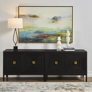 Textured Land Framed Landscape Art