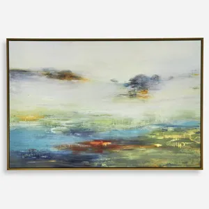 Textured Land Framed Landscape Art