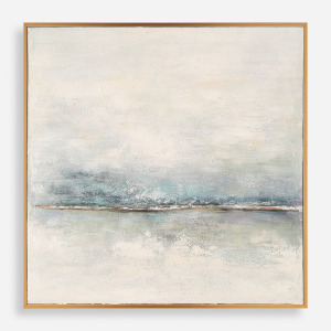 Foggy Morning Abstract Art