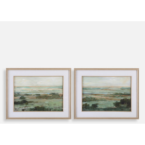 Warm Valley Framed Prints Set/2