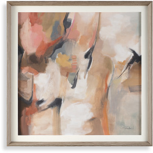 Uphill Framed Abstract Print