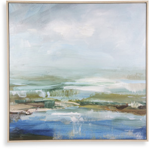 Lush Valley Framed Canvas