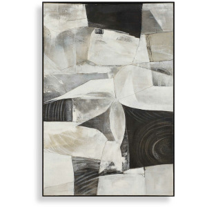 Folding Time Framed Abstract Art