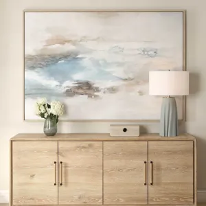 Chasing Blue Coastal Canvas Art