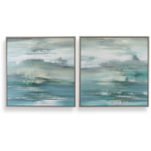 Tranquil State Of Mind Framed Canvases, S/2