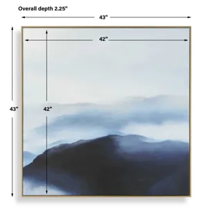Cold Shoulder Hand Painted Landscape Art