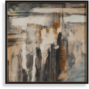 Landslide Framed Abstract Print