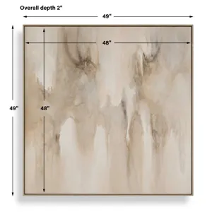 Embark Hand Painted Abstract Canvas