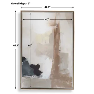 Bluster Framed Abstract Canvas