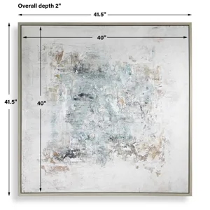 Find Me Here Abstract Framed Canvas Art