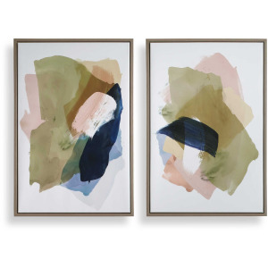 Abstract Afternoon Framed Canvases Set/2