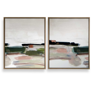 Just Peaking Framed Abstract Prints Set/2