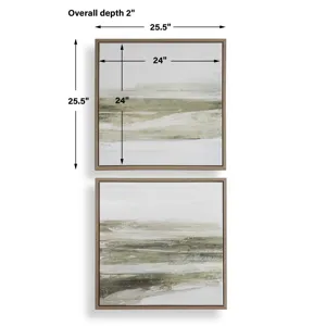 All Of A Sudden Framed Canvases Set/2