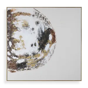 Moon Landing Hand Painted Abstract Art