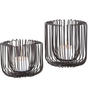 Flare Candleholders, S/2