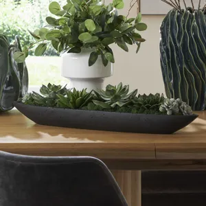 Verde Succulent Centerpiece In Bowl