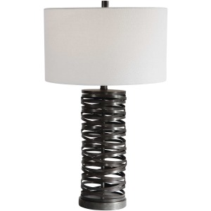 Alita Rust Black Table Lamp