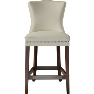 Dariela White Counter Stool