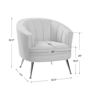 Janie Mid-Century Accent Chair