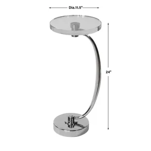 Waveney Nickel Drink Table
