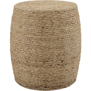 Resort Straw Accent Stool