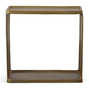 Derwent Antique Brass Side Table