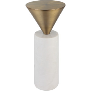 Top Hat Brass Drink Table