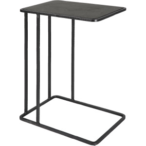 Cavern Stone & Iron Accent Table