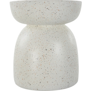 Inhale Cast White Accent Table