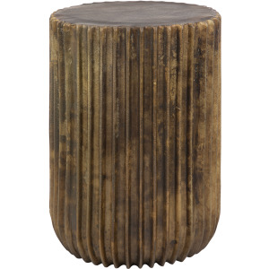 Peaks And Valleys Gold Accent Table