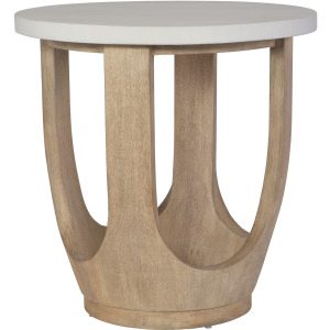 Tatli Stone Top Side Table
