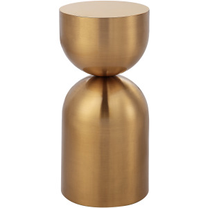 Golden Vessel Modern Accent Table