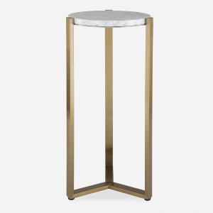 Pietra Carrara Marble Drink Table