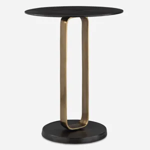 Aperture Brass Accent Table