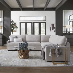 Refuge Sand Right Arm Facing Sofa