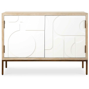 Weimar 2 Door White Cabinet