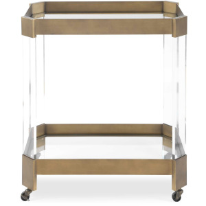 Giselle Bronze Bar Cart