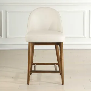 Stitches Leather Counter Stool