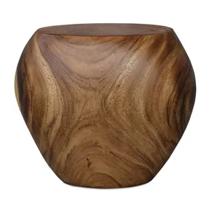 Lomas Solid Wood Accent Stool