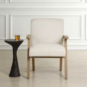Blakely White Dining Arm Chair